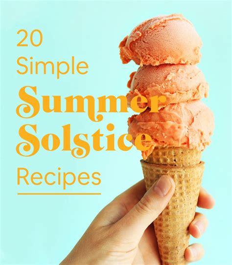 Summer solstice recipes